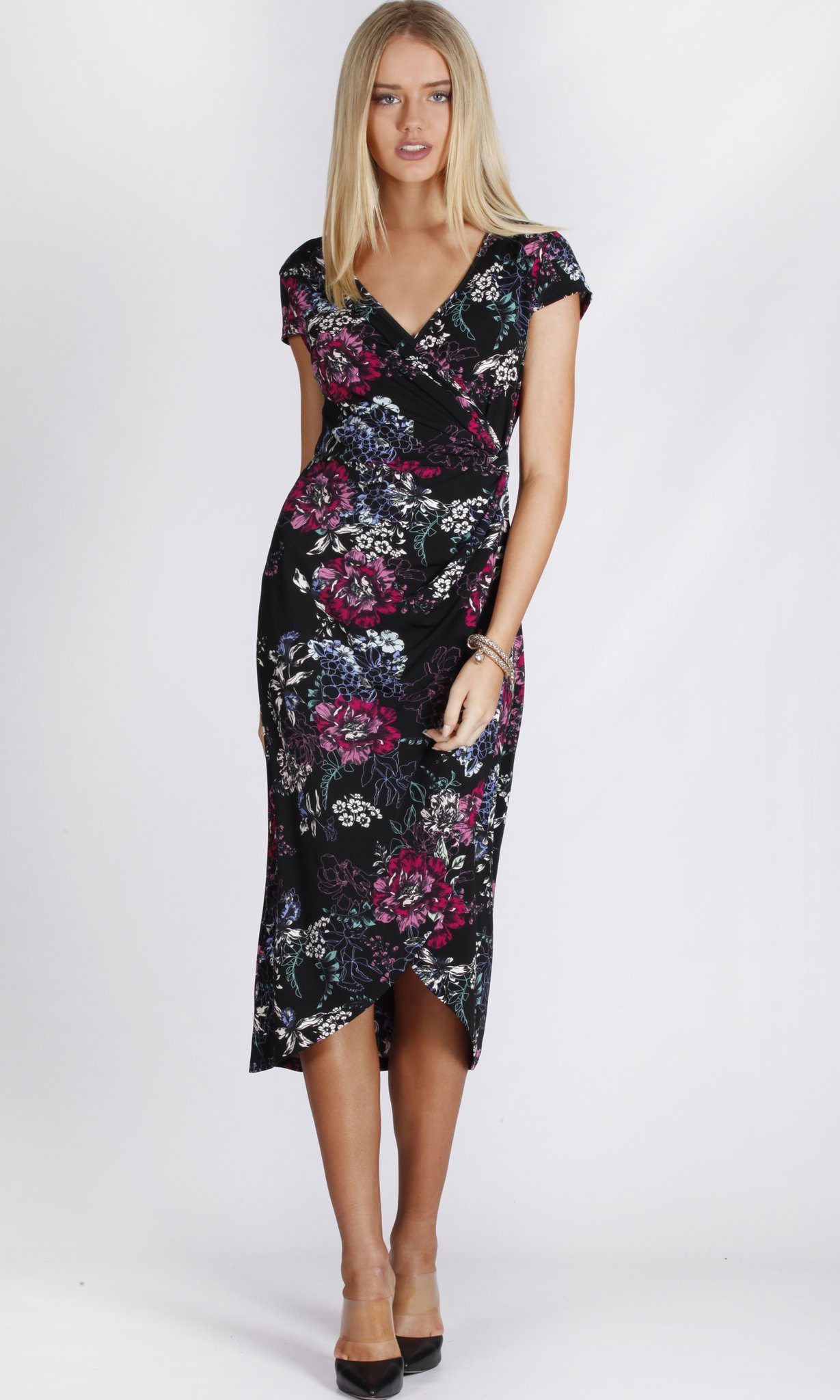 floral wrap dress australia