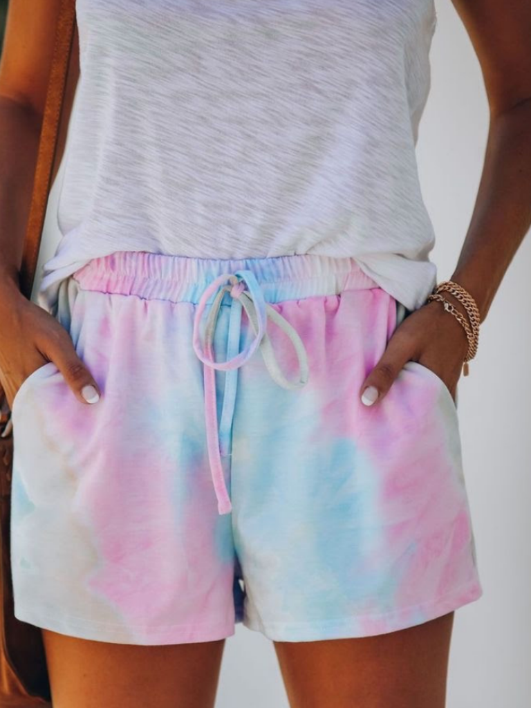“Lola” Tie Dyed Shorts | So Jealous Fashion & Accessories